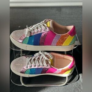 Kurt Geiger Multicolor Rhinestone Sneakers